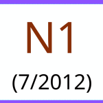 JLPT test vocabulary grammar reading comprehension N1 7-2012