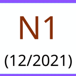 Teste de vocabulário, gramática e leitura e compreensão JLPT N1 12-2021