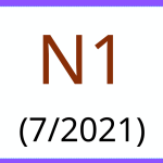 JLPT Vocabulary Grammar Reading Comprehension N1 7-2021