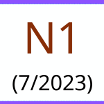 JLPT शब्दावली व्याकरण पठन समझ परीक्षण N1 07-2023
