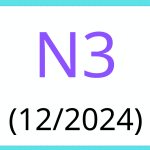 JLPT N3 词汇考试 2024 年 12 月